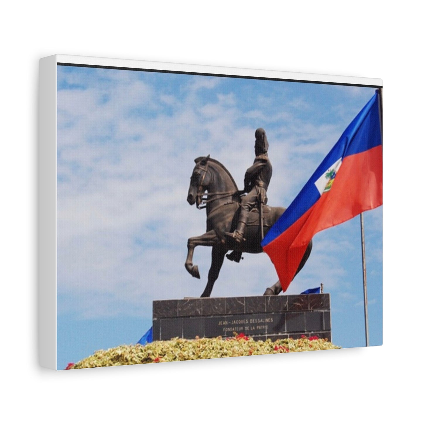 Canvas Wall Art - Haitian Patriotic