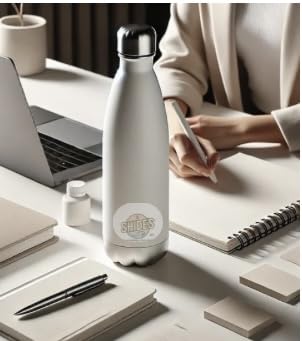 Shide's Stainless Steel Water bottle (White)