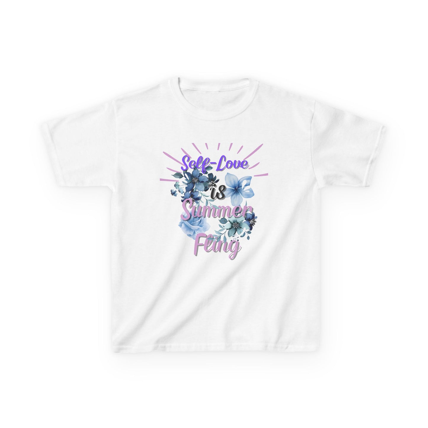 Kids Tee - Self-Love Starts Young Summer Design