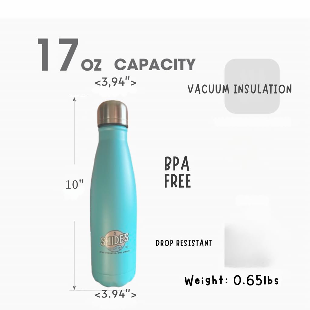 Shide's Stainless Steel Water bottle (White)