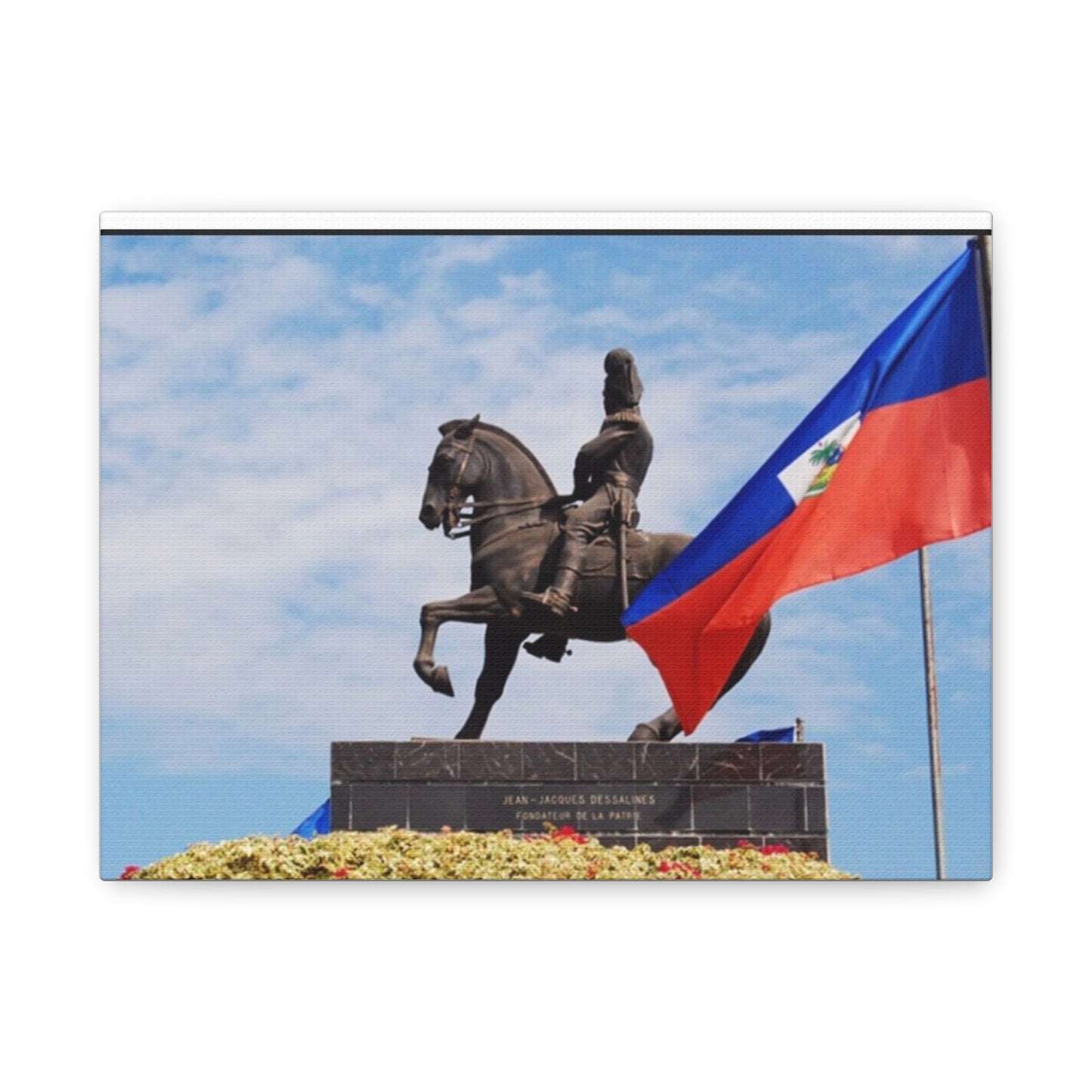 Canvas Wall Art - Haitian Patriotic