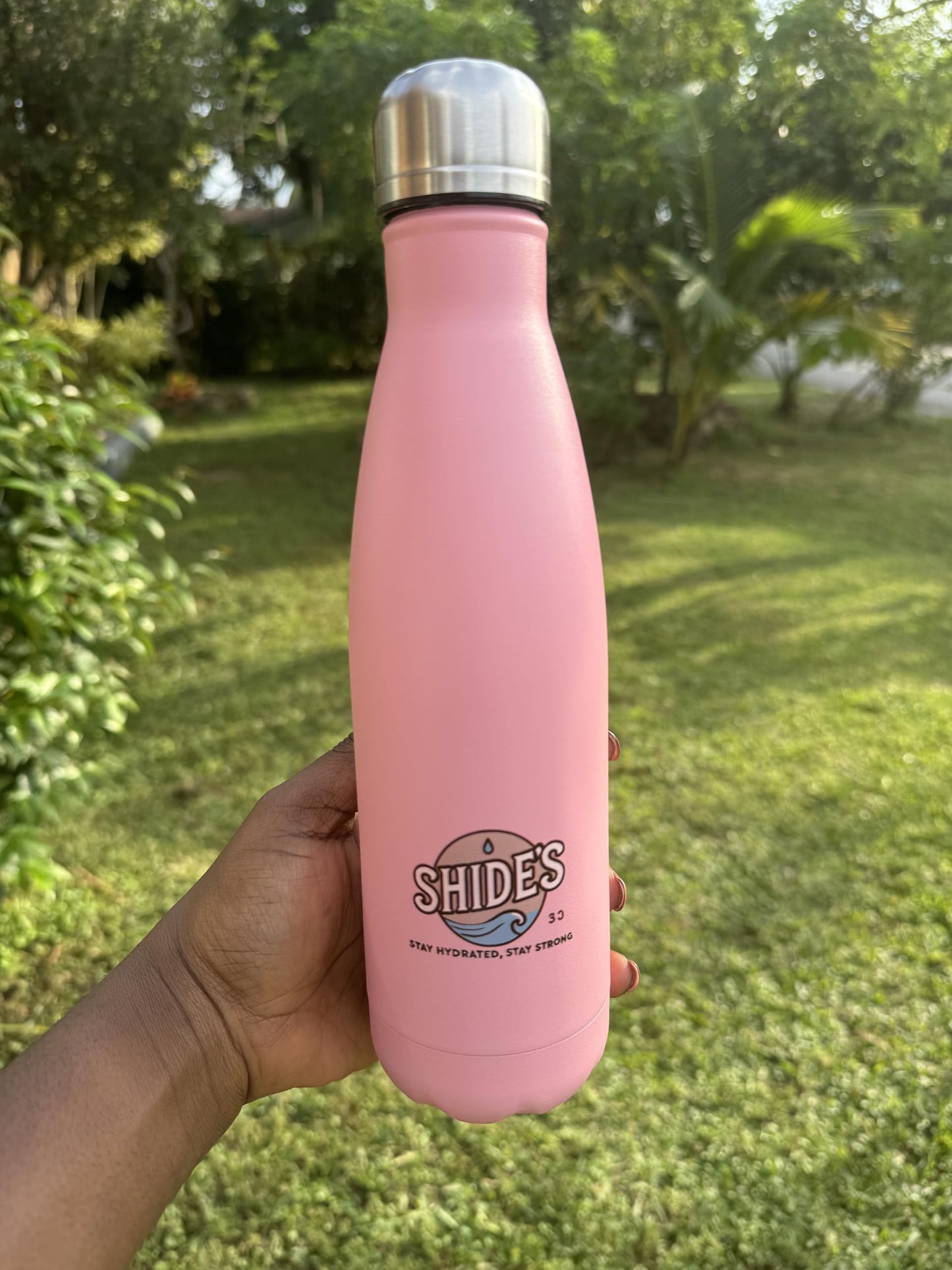 Shide's Stainless Steel Water bottle (White)
