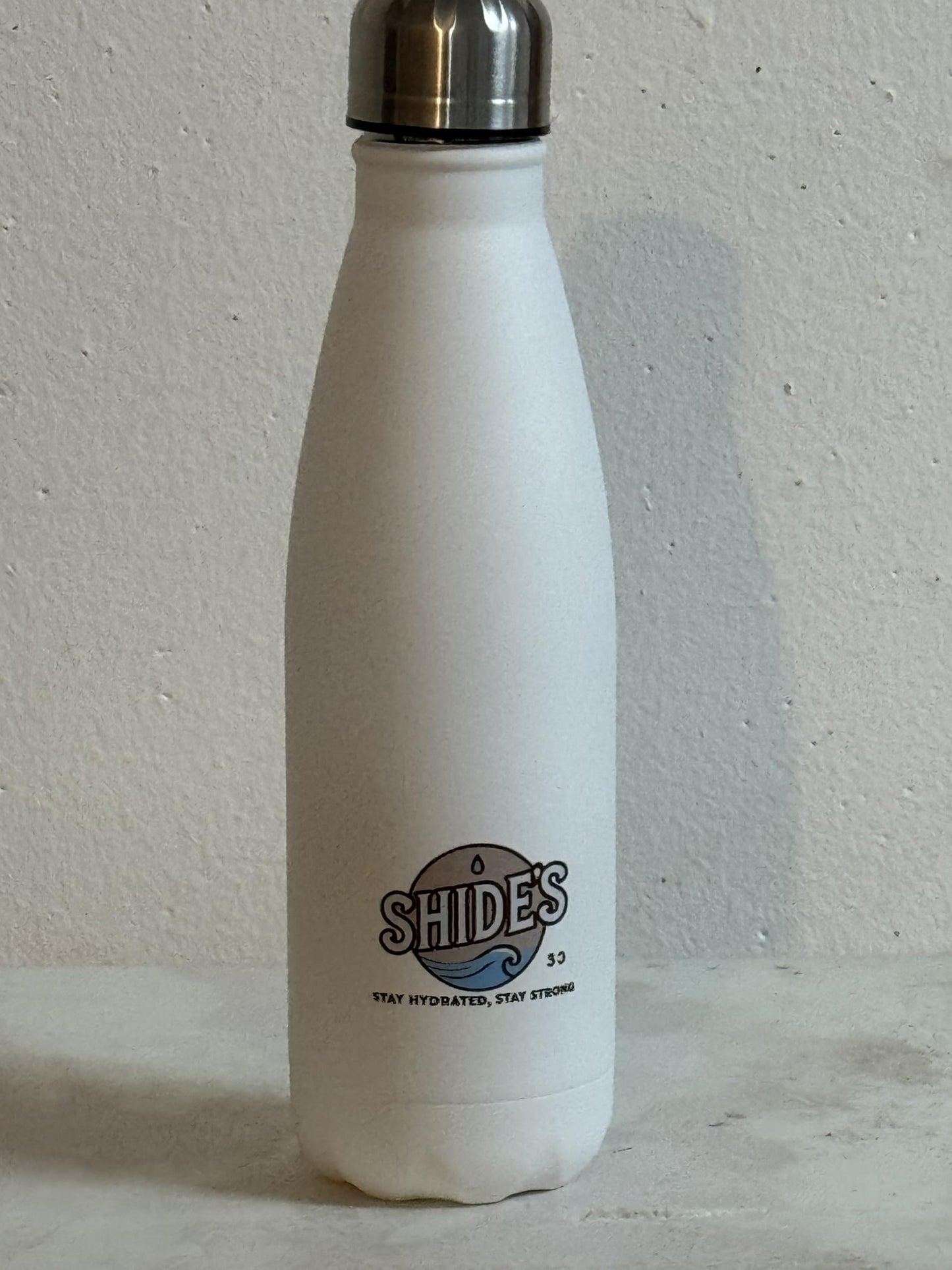Shide's Stainless Steel Water bottle (White)
