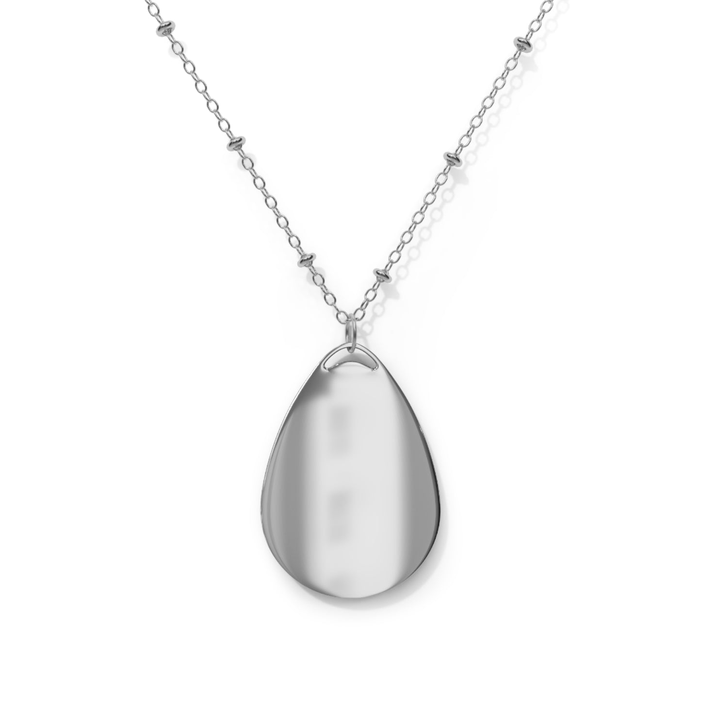 Personalized Oval Necklace