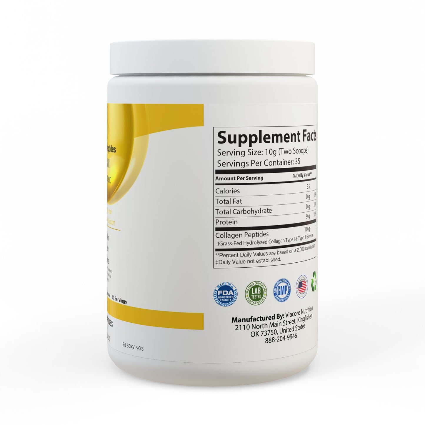 Collagen Peptides Type I & III Supplement (350g, 12.3oz) - Shide's Store