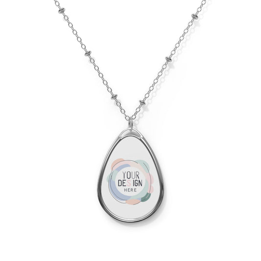 Personalized Oval Necklace