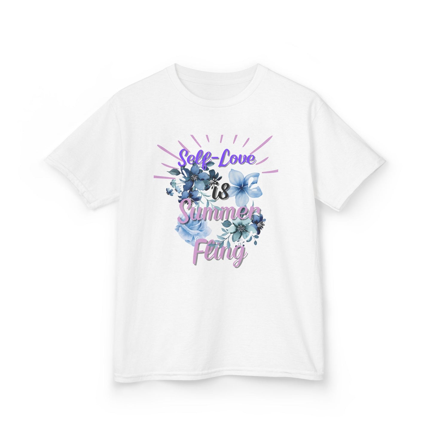 Kids Tee - Self-Love Starts Young Summer Design