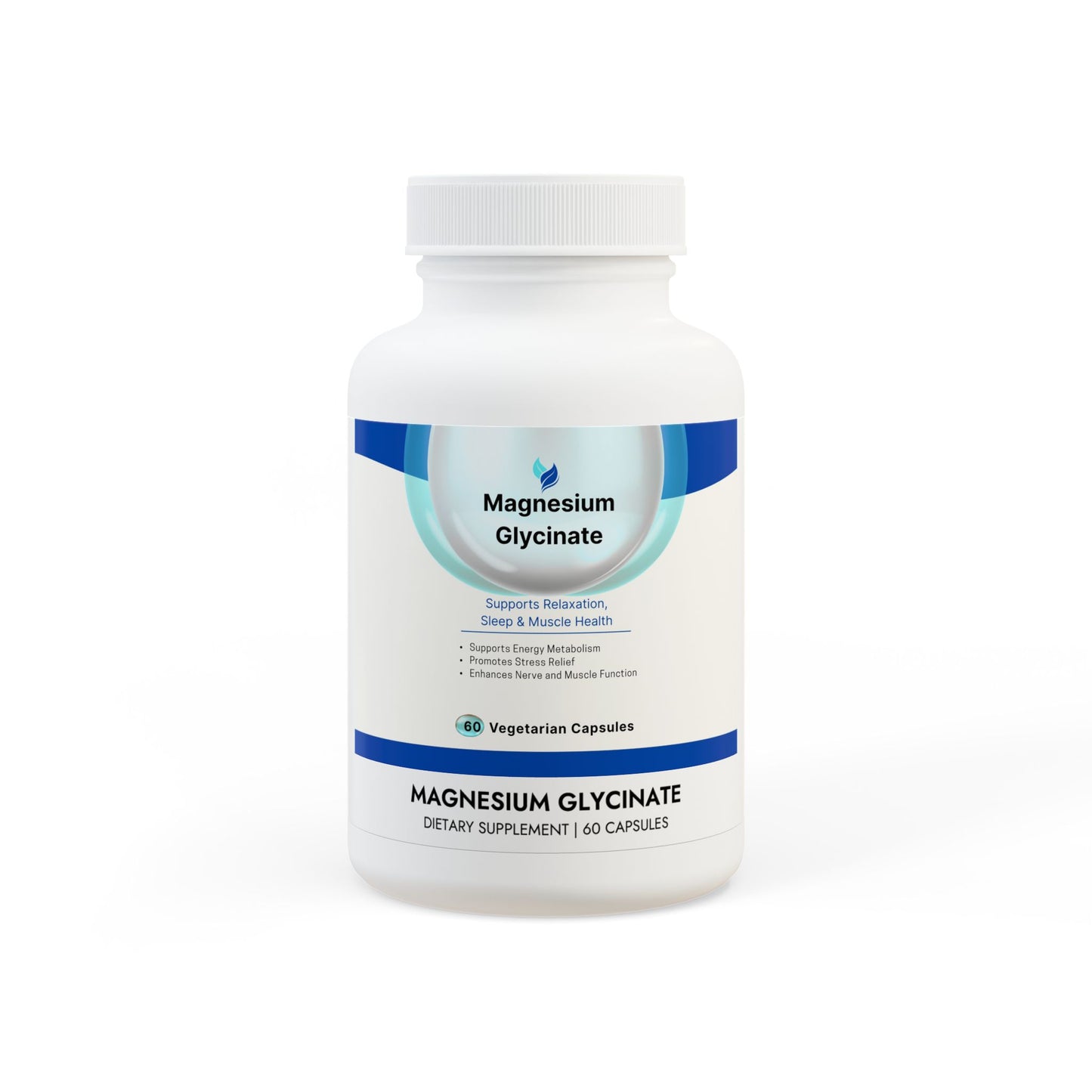 Magnesium Glycinate Supplement (60 Capsules) - Shide's Store