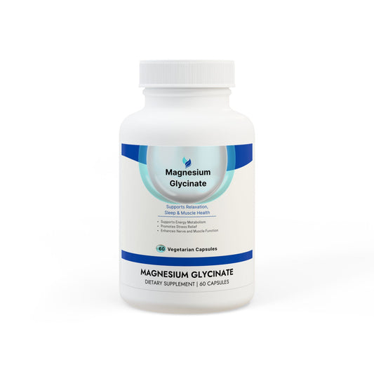 Magnesium Glycinate Supplement (60 Capsules) - Shide's Store