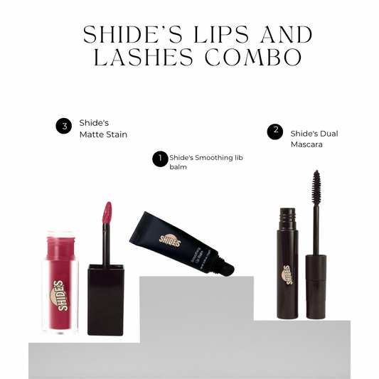 SHIDE’S Lips and Lashes Combo