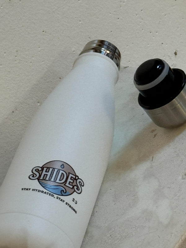 Shide's Stainless Steel Water bottle (White)