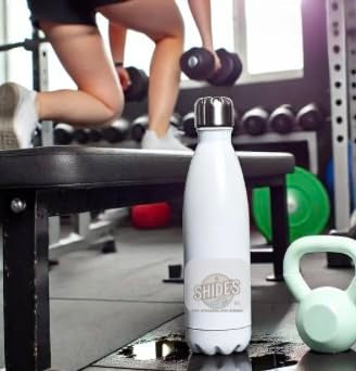 Shide's Stainless Steel Water bottle (White)